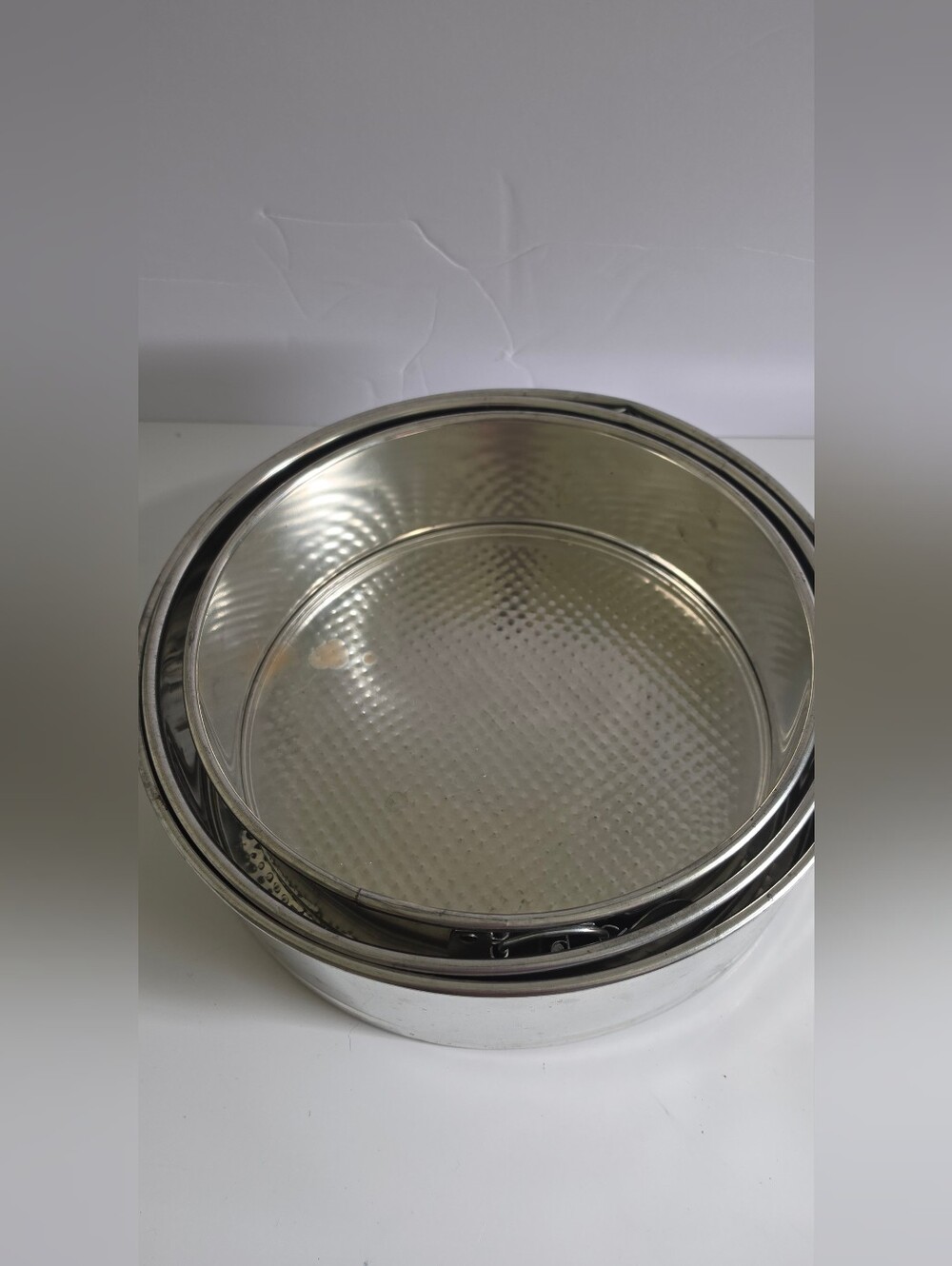 3 Piece Set of Springform Aluminum Baking Pans